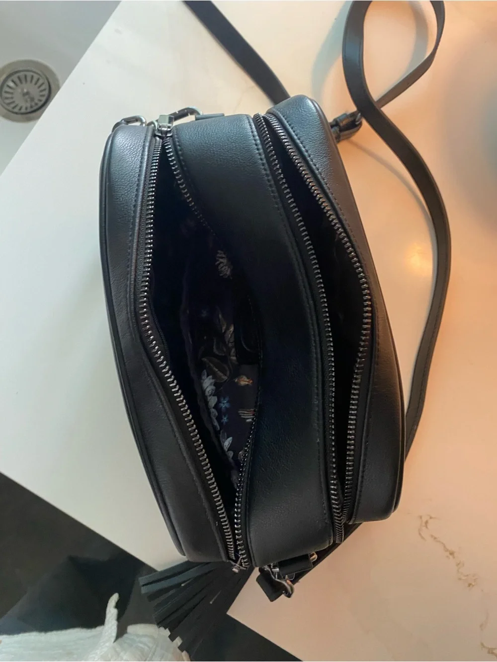 Poppy Leather Toddler Diaper Purse